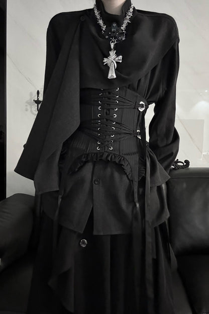 Top Classic Neck Gothic High