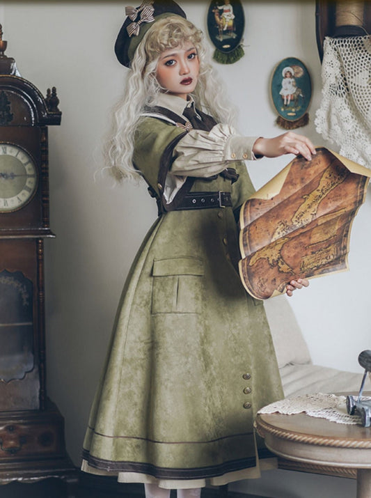 Army Volume Lolita Dress