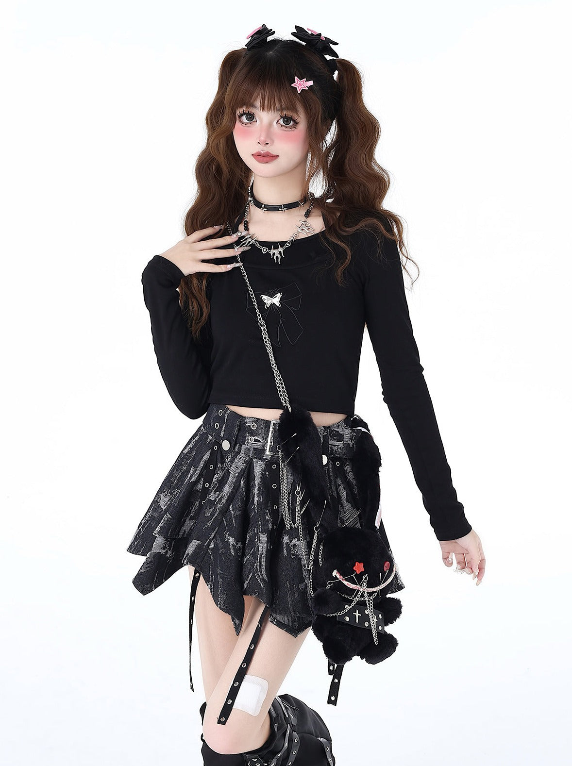 Top Strap Slim Butterfly