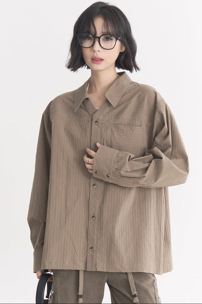 Museum Gravity Top Loose Damen Frühling Schößchen 2025