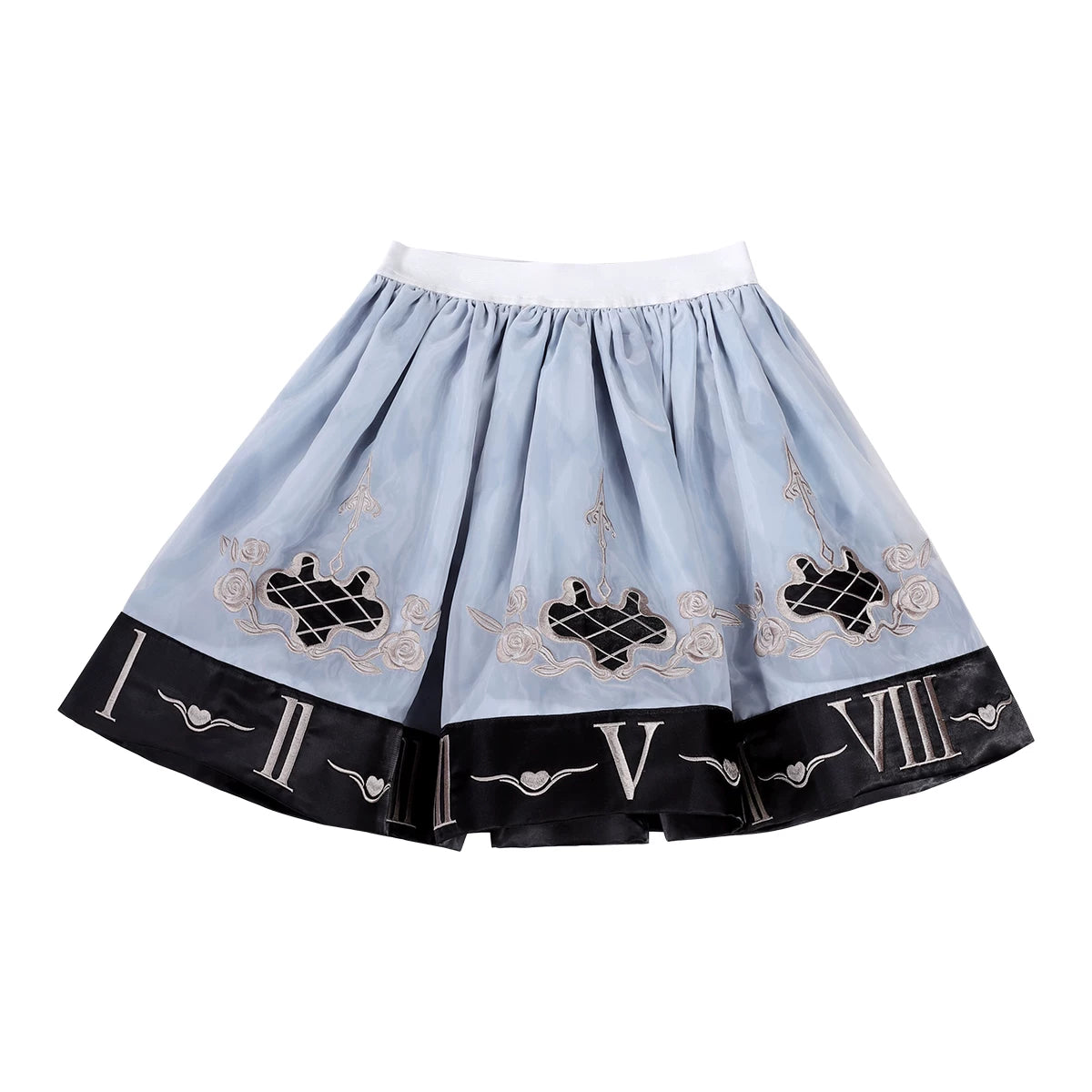 Gothic Lolita Clock Rabbit Card Game Dress Set