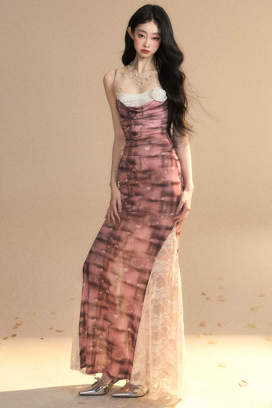 Kleid Dreamland One Lace Check Shoulder