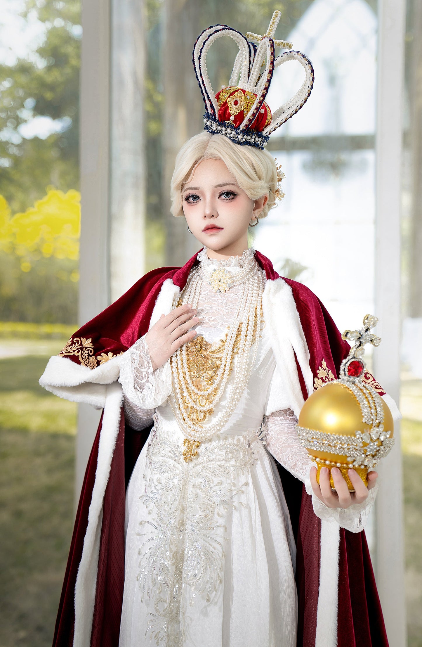 Queen Cape Dress Gorgeous Regular Version Pre-order product +