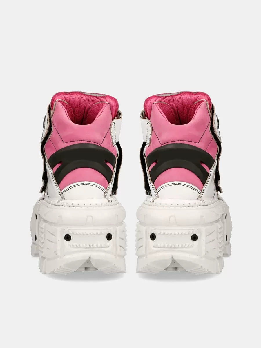 パンクスニーカー ストリート プラットフォーム ハイトップ