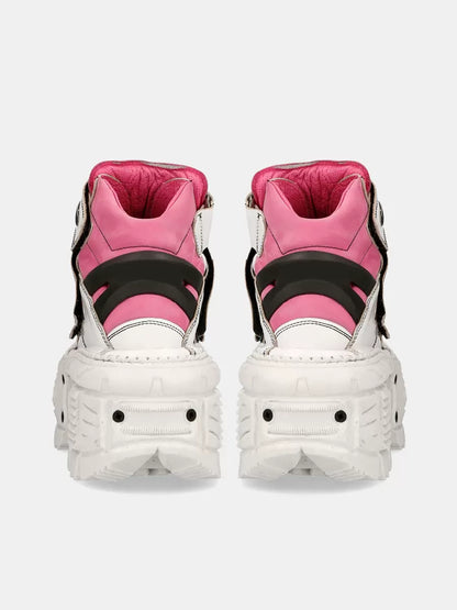 パンクスニーカー ストリート プラットフォーム ハイトップ