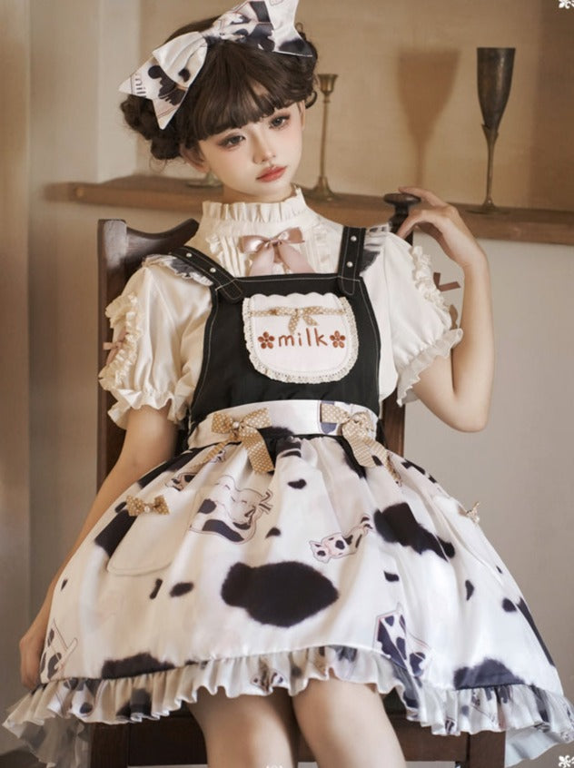 スカート ラブリー スイート ミルキー サスペンダー ロリータ