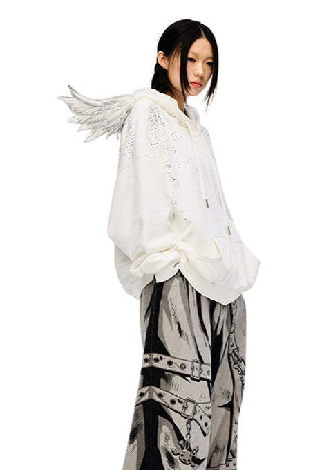 Engel Hoodie Starburst Sweatshirt