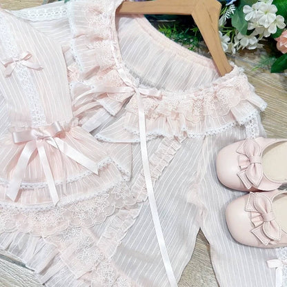 Primrose Nocturne Lolita Long SP / Short JSK / Cardigan & Overskirt Set