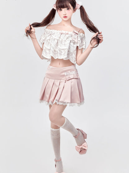 Off Marche Schultercreme Lolita Cake Tops