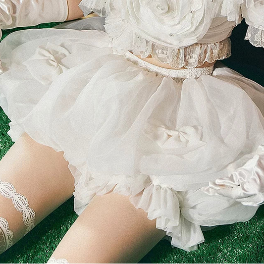 Classical Doll A-Line Petticoat & Pumpkin Bloomers Set