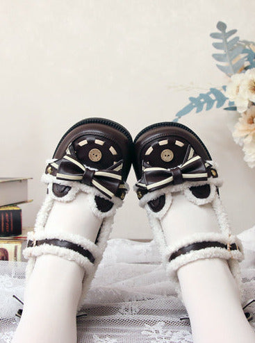 Low Heels Fluffy Bear Lolita Original