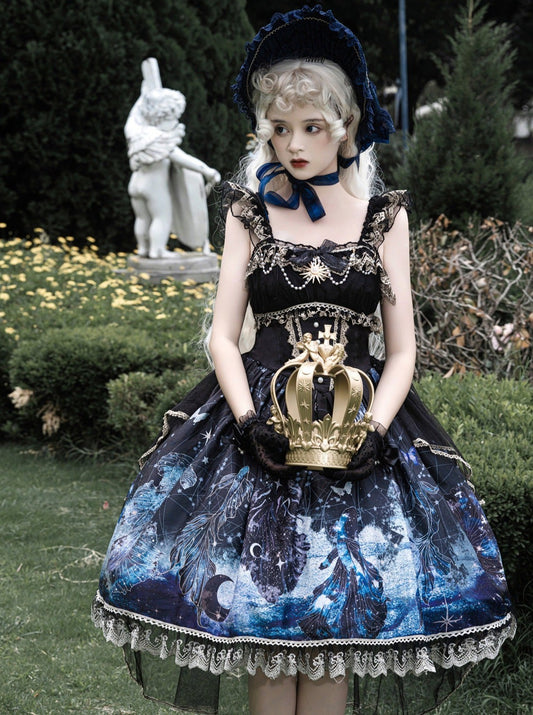 Gothic Lolita Dark Sass Skirt