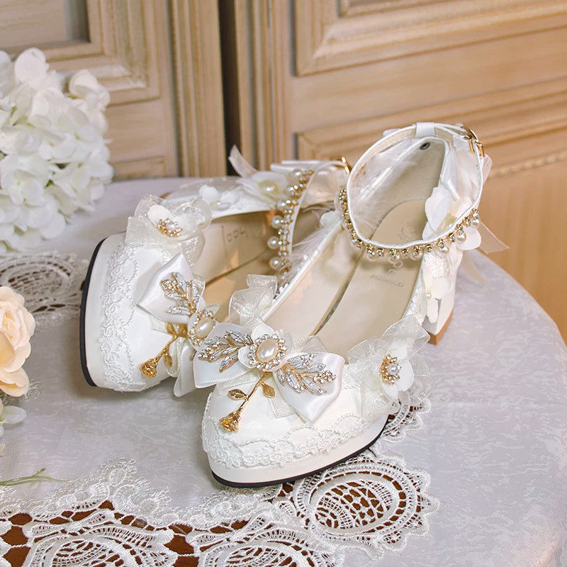 Lolita Tea Party Shoes – Handmade High Heels