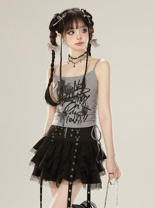 Niedriges amerikanisches Camisole-Grade-String-Style