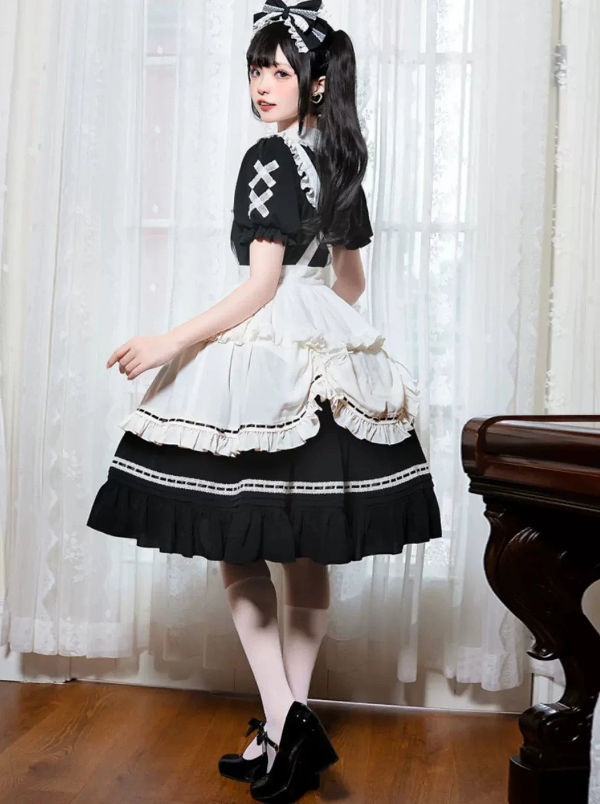 フリルワンピースロリータ＋エプロンキューピッド