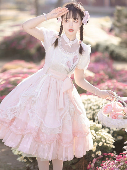 Lolita Tulpenkleid Girly Sweet Summer