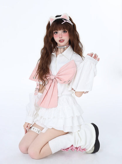 Bow Chic Big Sweet Top Open