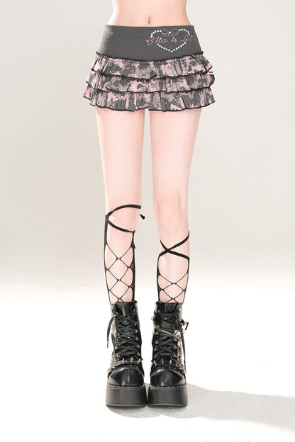 Y2Kスカート スパイシーガール プリーツ