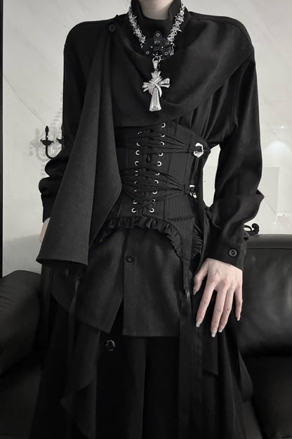 Top Classic Neck Gothic High