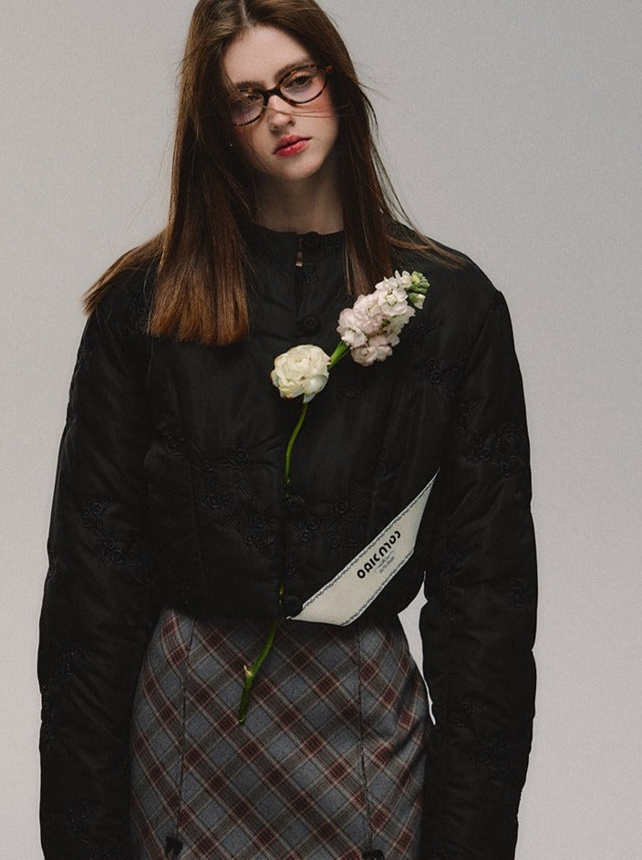 One Design Waist Short Jacket
