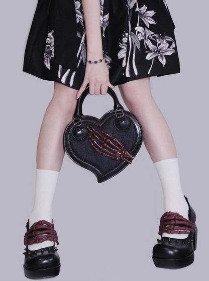 ハートトワイライトインビテーションクロウスカルバッグ