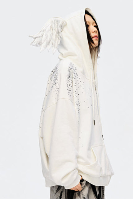 Engel Hoodie Starburst Sweatshirt