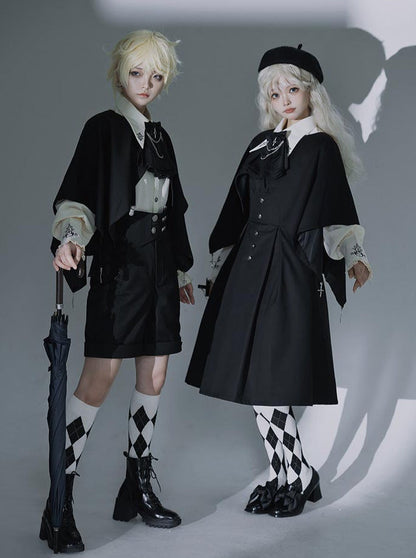 Magic Cloak Prince Shirt Set Suspender Cloak Lolita Dress Nightclaw