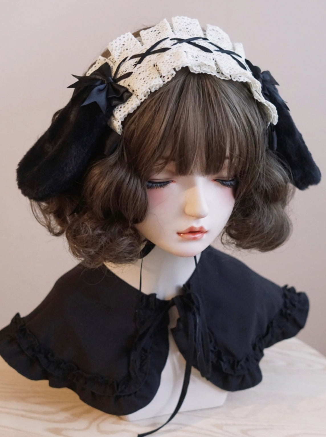 ファーレースヘアバニーバンド