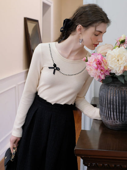 Zuckerperlen French Queen Top Band Braun