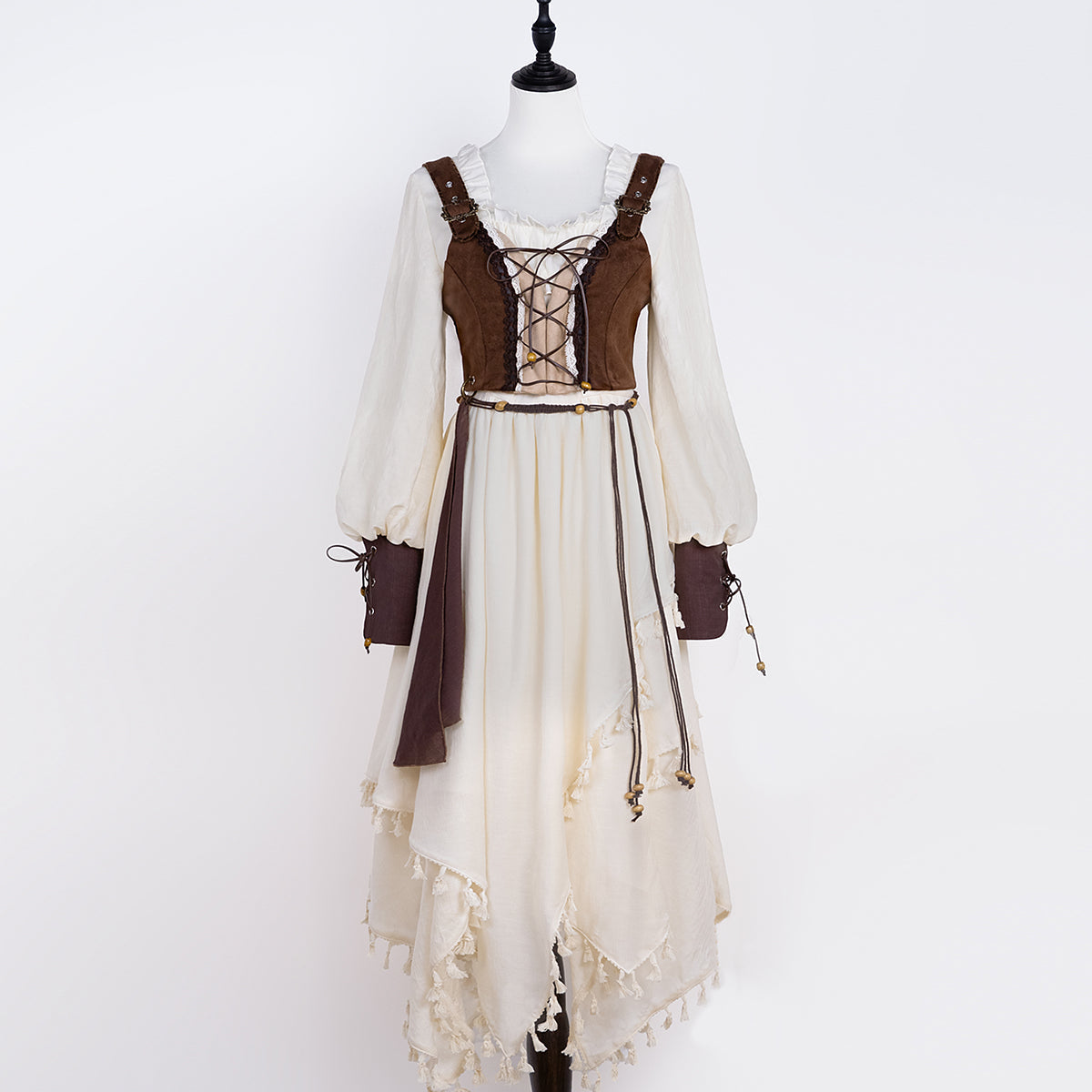 Stil Kleid Exotische Weste Cape