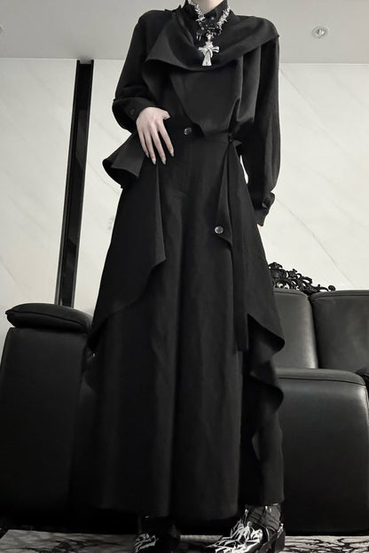 Top Classic Neck Gothic High