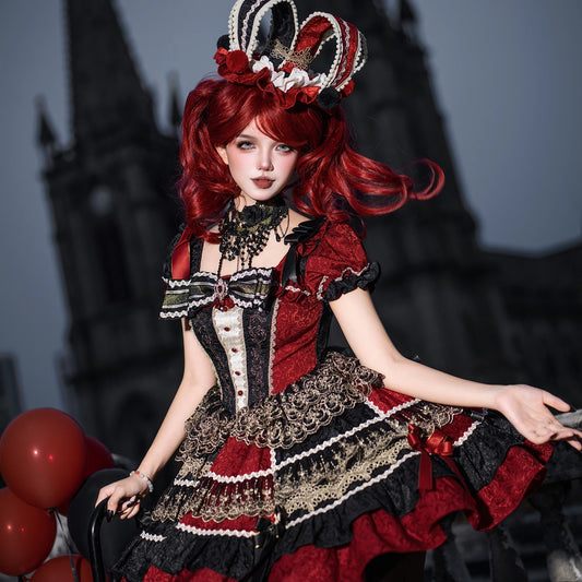 Queen of Hearts Dream Box Lolita JSK – Sweet Gothic Style