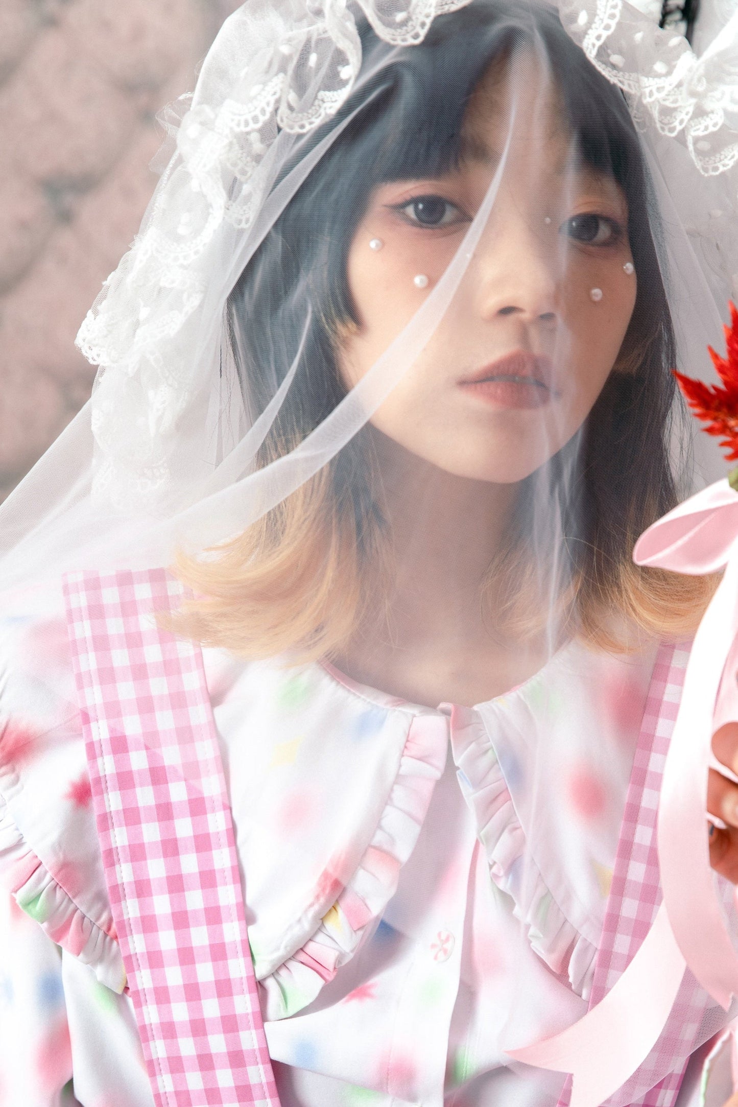 チェックレトロパンツ バルーンサーカス