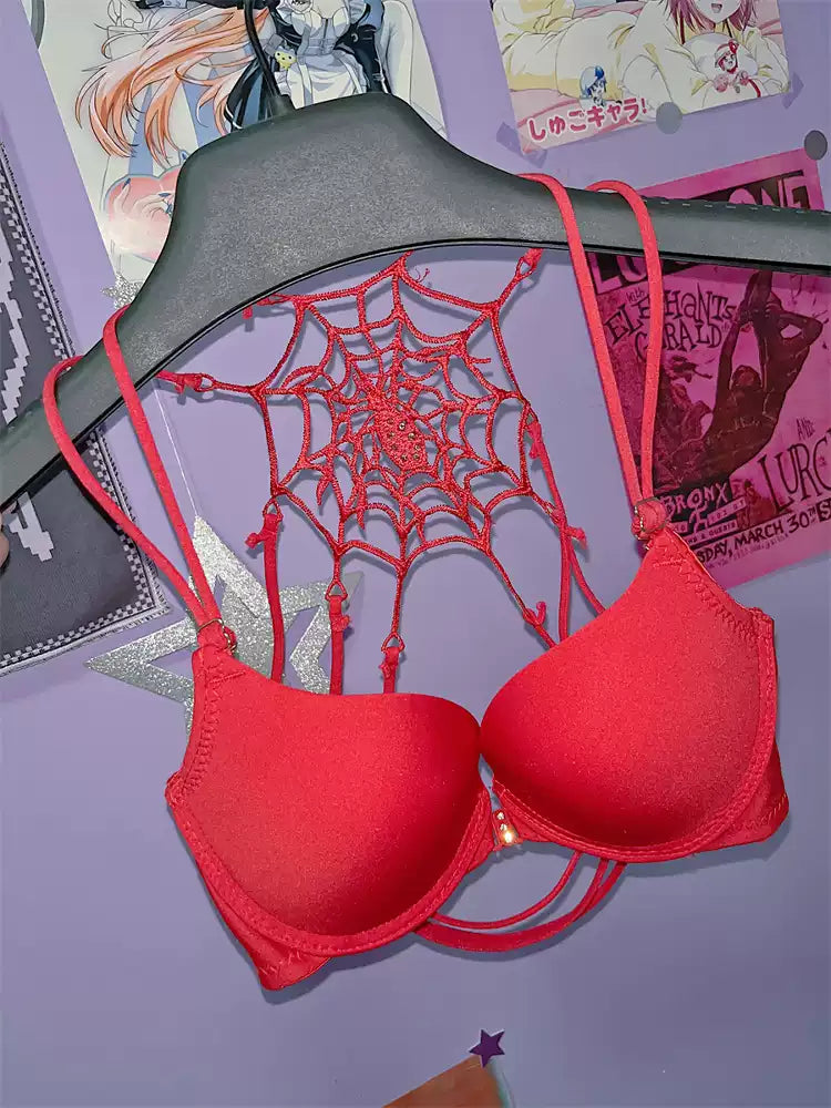 Beautiful Back Spider Web Bras