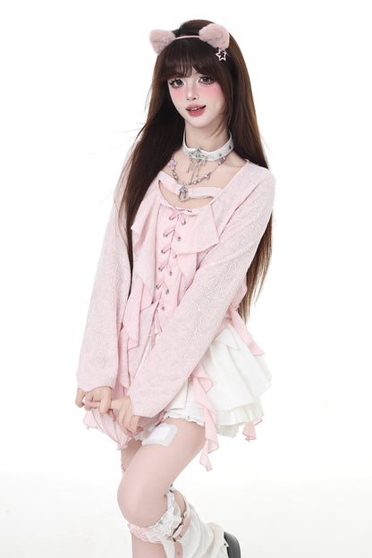 デザインシャツ スウィート フリル クール