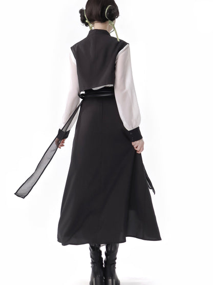 Design Print New Bamboo Schwarz Anzug China Weiß