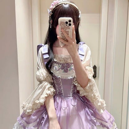Lolita Princess Innerwear – Off-Shoulder Lace Elastic Cuff