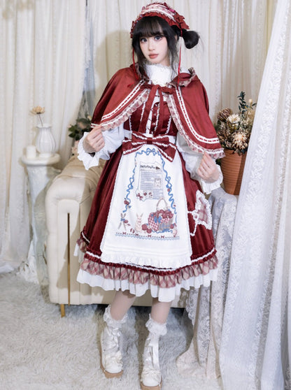 Cape Chic Kleid Retro Lolita Puppe