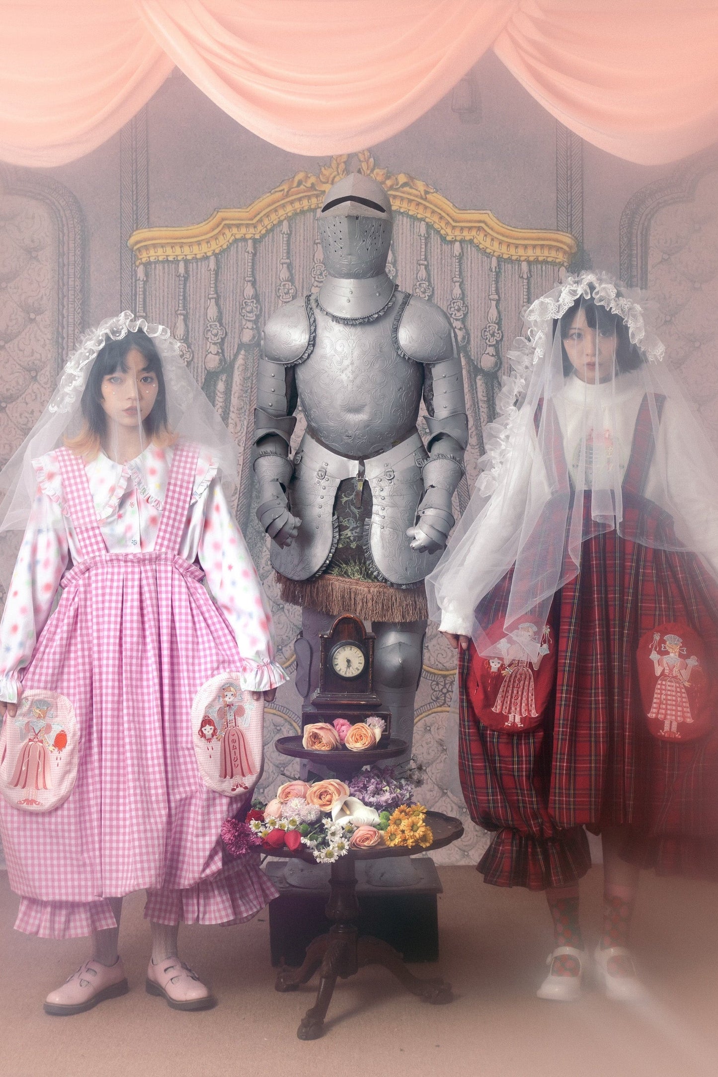 チェックレトロパンツ バルーンサーカス