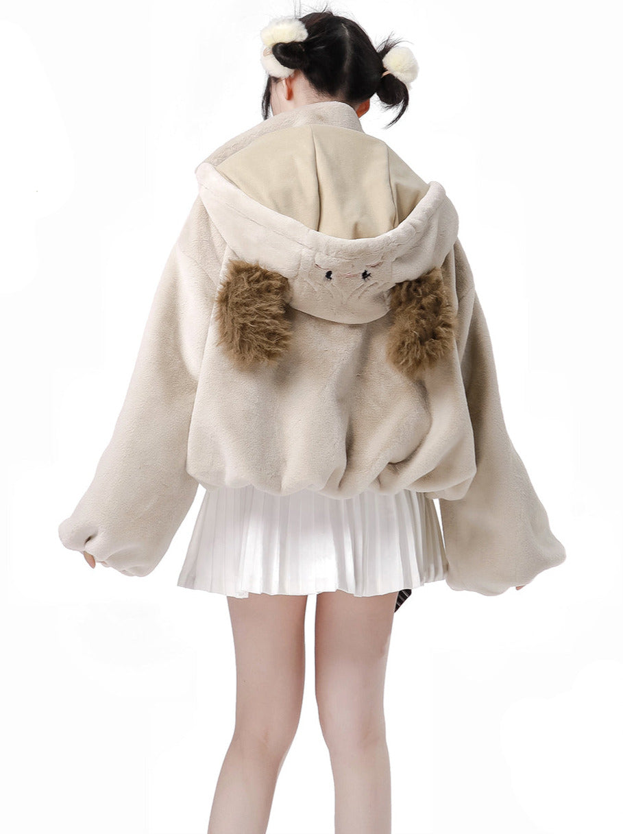 Hoody Fake Far Court + Samt-Freizeithose