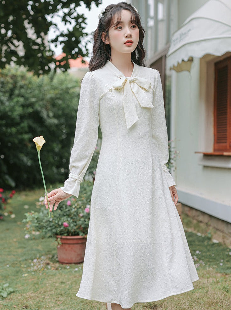 Robe Girly Française Rétro Pure