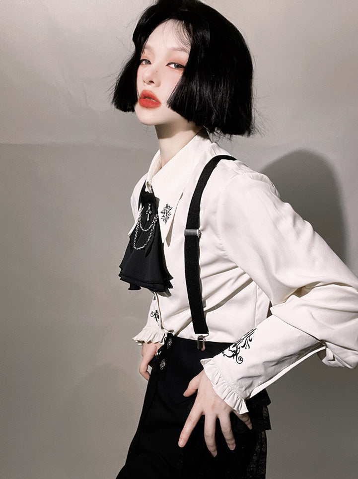 Magic Cloak Prince Shirt Set Suspender Cloak Lolita Dress Nightclaw