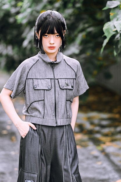 トップス スポーティ ショートモード