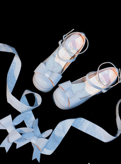 Heels Bunny Ears Ribbon High