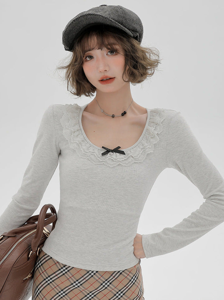 Pure Collar Slim Dzire Long T Lace