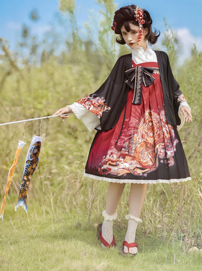 Lolita Japanisches Dunkles Set