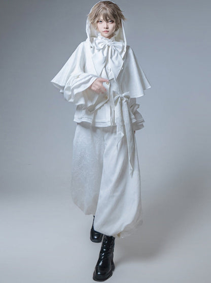 Kapuze + Shorts Bunny Pants + Ballon Langer Mantel Prince