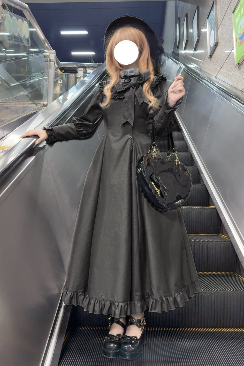 Mode Langes Kleid Elegant Retro Klassisch