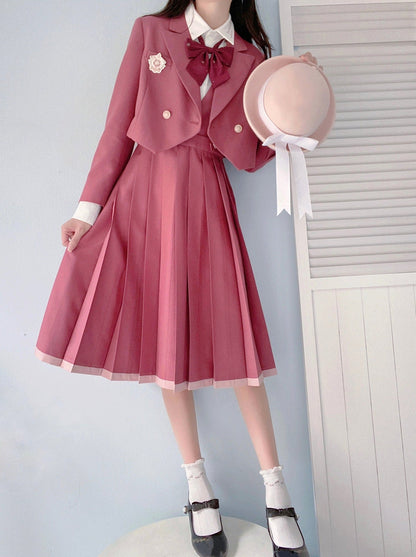 College Retro Setup Girl