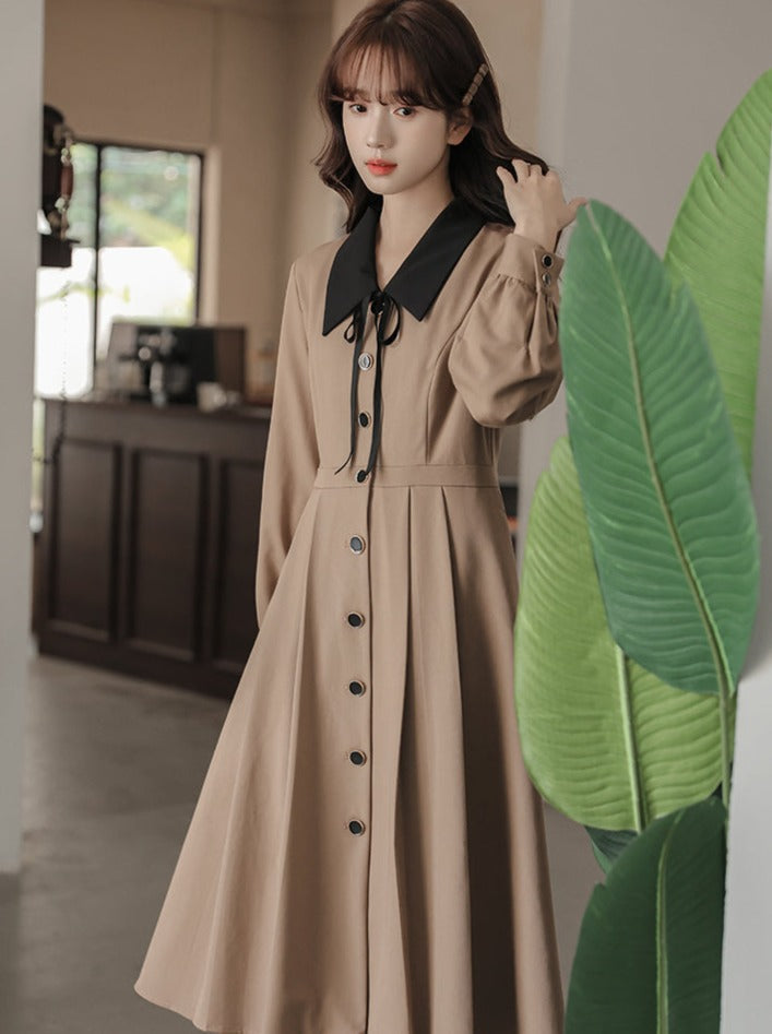 Stil Kleid Französisch Retro Shirt Girly